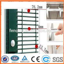 Powder coated Anti-climb weld mesh/ High Security 358 Mesh Fence Panel